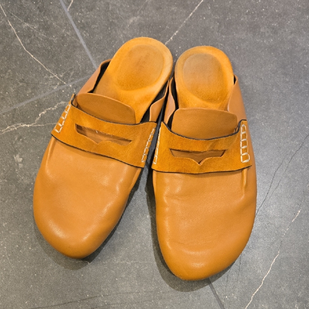 rag & bone Tan Leather Loafers